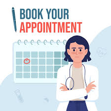 Book doctor appointment card template ...